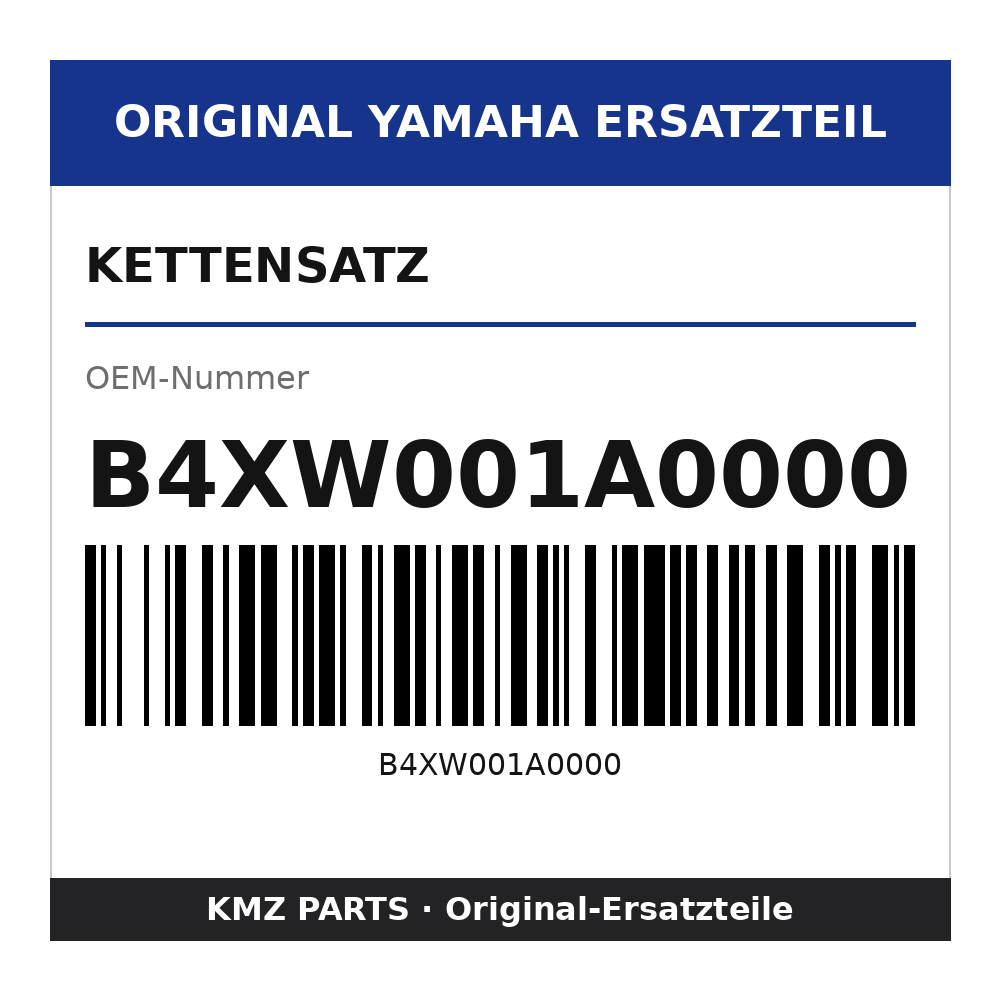 Yamaha Kettensatz B4XW001A0000