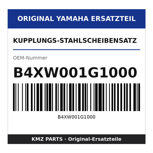 Yamaha Kupplungs-Stahlscheibensatz B4XW001G1000