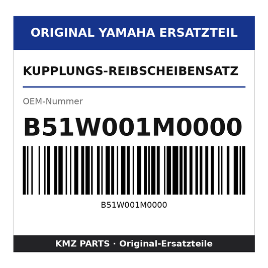 Yamaha Kupplungs-Reibscheibensatz B51W001M0000