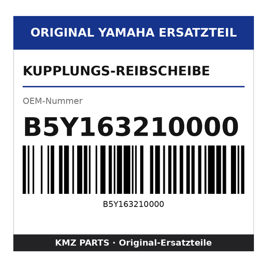 Yamaha Kupplungs-Reibscheibe B5Y163210000
