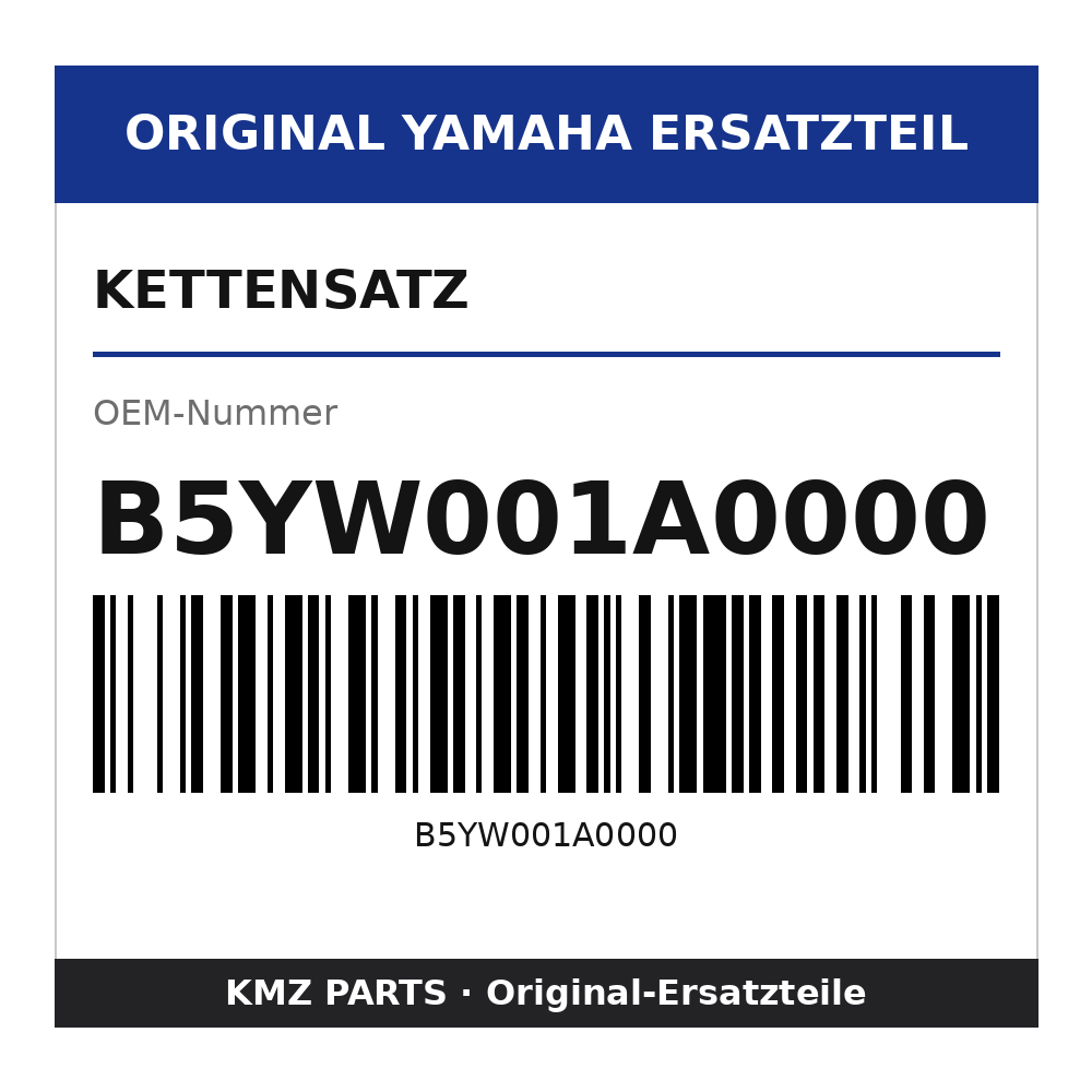 Yamaha Kettensatz B5YW001A0000