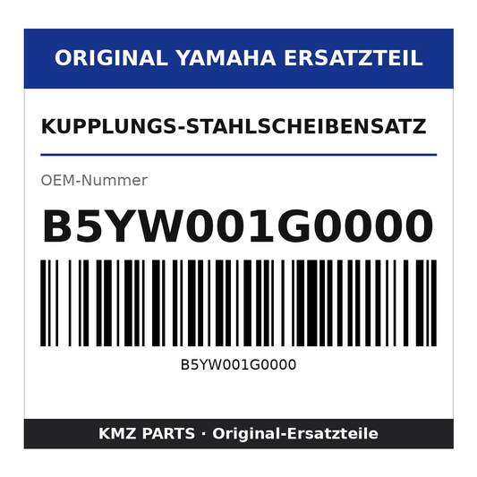 Yamaha Kupplungs-Stahlscheibensatz B5YW001G0000