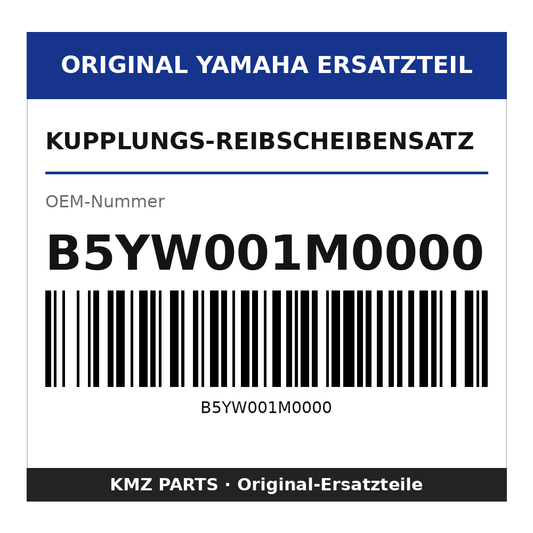Yamaha Kupplungs-Reibscheibensatz B5YW001M0000