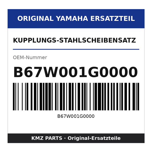 Yamaha Kupplungs-Stahlscheibensatz B67W001G0000
