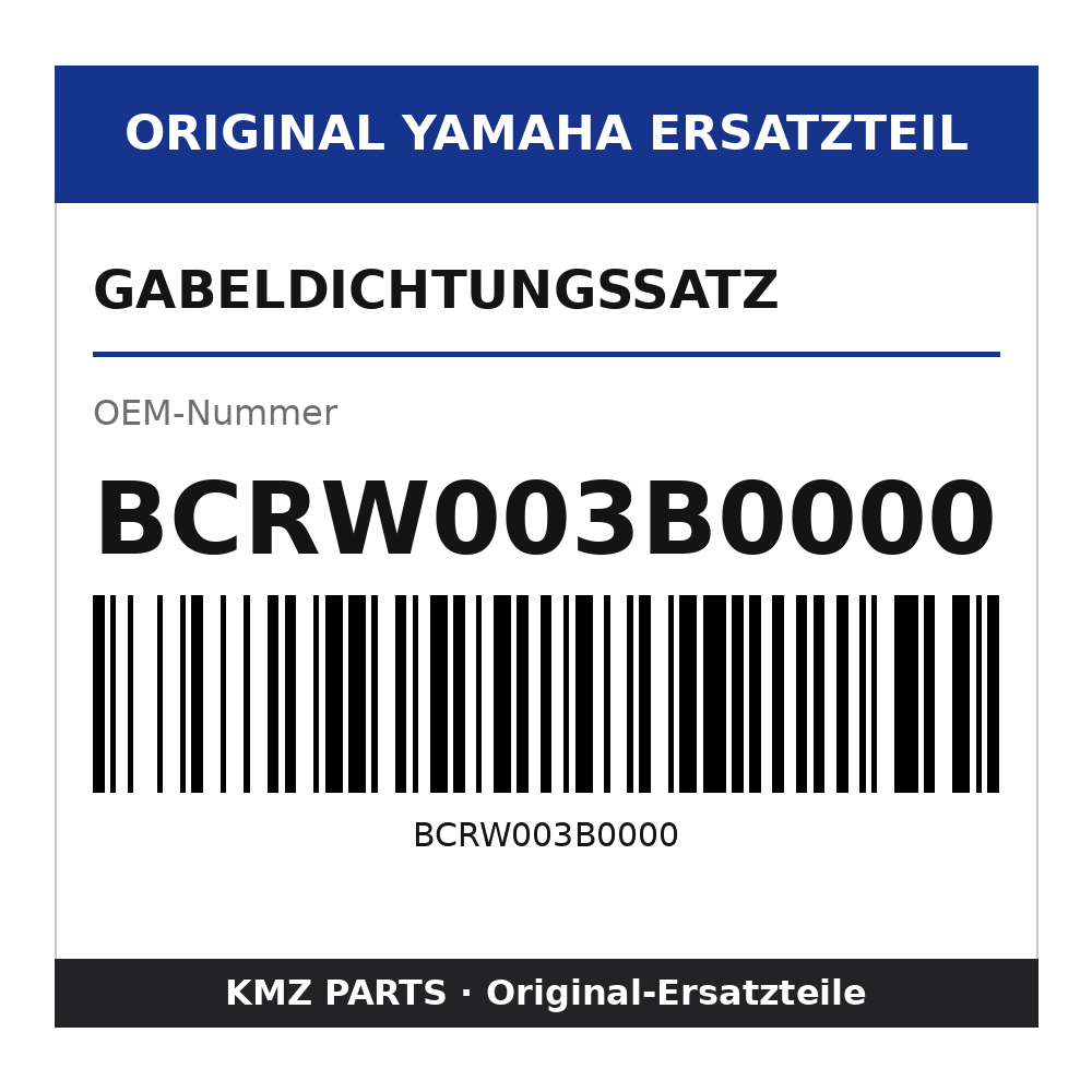 Yamaha Gabeldichtungssatz BCRW003B0000