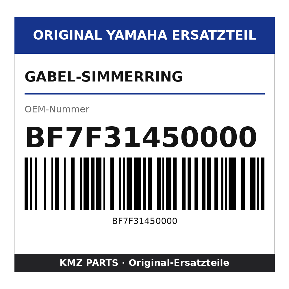 Yamaha Gabel-Simmerring BF7F31450000