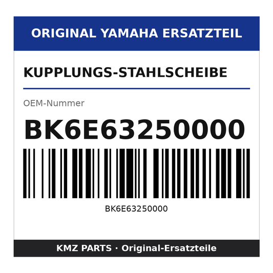 Yamaha Kupplungs-Stahlscheibe BK6E63250000