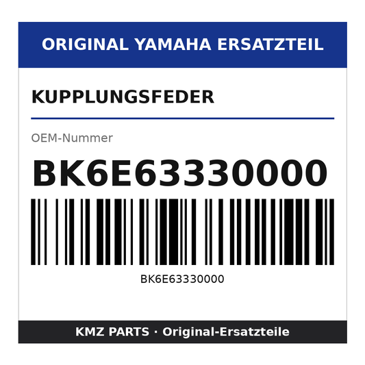 Yamaha Kupplungsfeder BK6E63330000