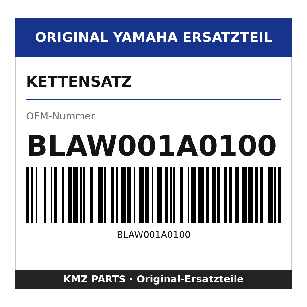 Yamaha Kettensatz BLAW001A0100