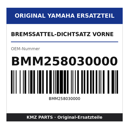 Yamaha Bremssattel-Dichtsatz vorne BMM258030000