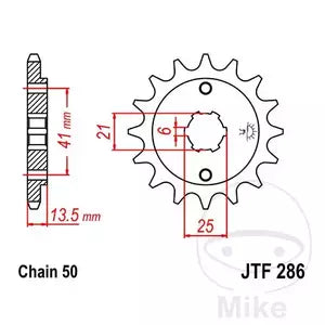 Ritzel vorne JT JTF286.16, 16 Zähne Teilung 530