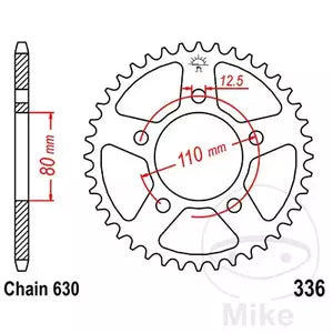 Kettenrad hinten Stahl JT JTR336.34, 34 Zähne Teilung 630