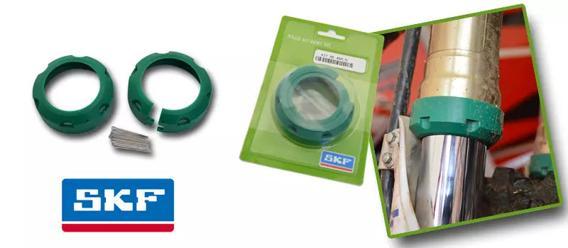 Staubschutzsatz Gabel Schlamm Kratzer SKF Fork Mud Scraper Marzocchi 50 mm Husqvarna TM Beta - KIT-MS50M